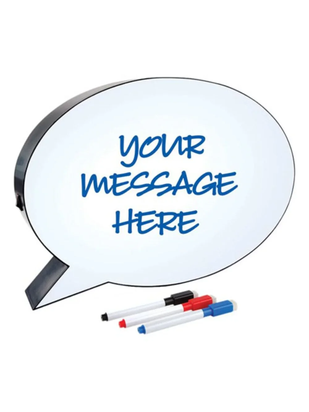 LED Night Light Talk Bubble Message NIB Dry Erase Sign Board NEW Customizable